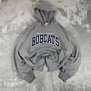 VTG Russell Montana State Bobcats streetwear sportswear Y2K Hoodie mens Large